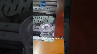 Laser Glass drilling machine #glassdrilling