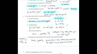 Video Solution to Free Fall Problems