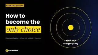 Category Design: How to Become the Only Choice in Your Market
