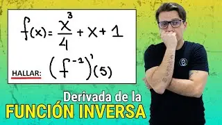 🐘 Ejercicio 3: Derivada de la FUNCIÓN INVERSA🔥🚀 #derivadas #calculodiferencial