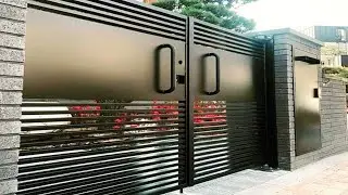 100 Modern Gates Designs 2023 Main Gates Ideas | Sliding Gates Catalogue For Houses