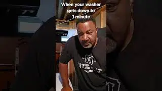When your washer gets down to 1 minute!! #washingclothes #funny #comedy  @blacktiebreaks #chores