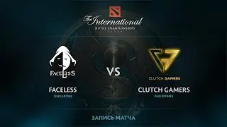Faceless vs Clutch Gamers, The International 2017 SEA Qualifier