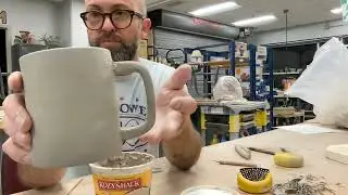 How to Make a Handle, add a Sprig Mold Sculpture, and Sgraffito!