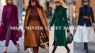 Milan Winter Fashion 2025 ❄️ The Most Stylish Cold-Weather Looks | Italian Luxury Street Style Vlog