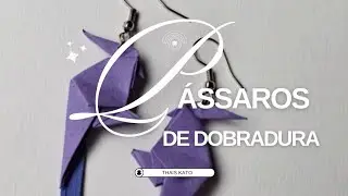 Como fazer Brincos de Origami