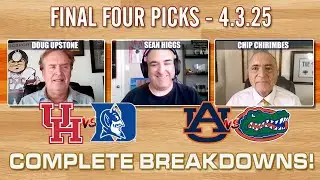 Final Four Picks & Predictions for the NCAA Tournament! Houston vs Duke & Florida vs Auburn Top Bets