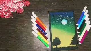 Simple Canvas Painting | For Beginners | Using Poster colors |