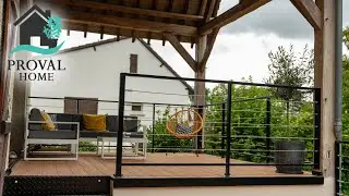 Proval'Home | Pose d'une terrasse suspendue en acier XXL et design pr&egrave;s de Reims
