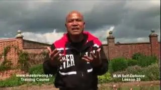 Self-defence Lesson 25 - elbow back, knee to the body