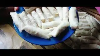 MINI VLOG - POPIAH SAYUR ISI SOSEJ & TELUR GORENG 😋 SANGAT SESUAI BUAT SARAPAN DAN MINUM PETANG