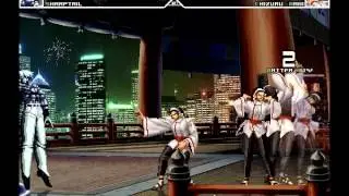 MUGEN KOF Sharptail Vs Chizuru & Maki