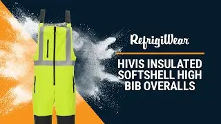 HiVis Insulated Softshell High Bib Overalls