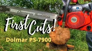 I&rsquo;M IN LOVE! First Cuts with my Dolmar PS-7900 Chainsaw