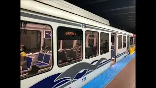 Buffalo NY NFTA Metro Rail Train #119 From Fountain Plaza To Allen/Medical Campus: (07/30/2021)