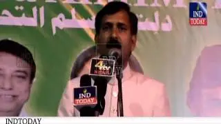 AIMIM UP Leader Saleem of Azamgarh UP speech at AIMIM Jalsa Halath e Hazra Warasiguda