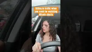 Traffic or Bitcoin charts? #bitcoin #traffic #crypto #missteencrypto #bitcoincharts