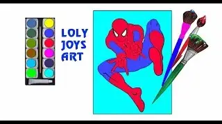 Spiderman Coloring Pages for Kids | Coloring Pages| Loly Joys Art