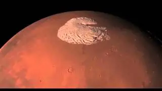 Space Mars North Pole Fly Around Delivered By European Probe   Video