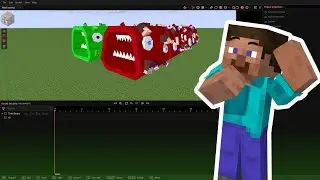 How to Create a Train Eater 3D Model in Mine-imator | Step by Step Tutorial