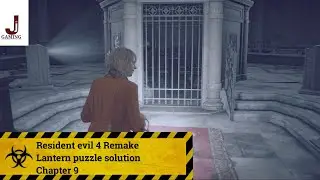Resident evil 4 remake Lantern puzzle solution Ashley Chapter 9