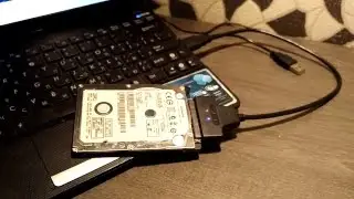 Адаптер-переходник  USB 2.0 и SATA 7+15 (22 pin) для 2,5 HDD из Китая