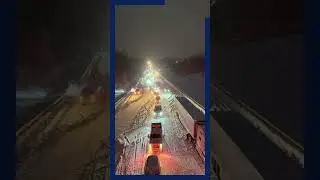 I-85 in Kannapolis is closed, and 100 cars are stuck on the highway
