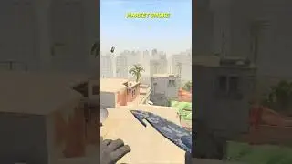 Fake B Site Smoke From Spawn Mirage CS2 #shorts
