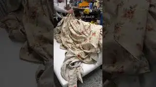 The making of a Seren sofa in Colefax & Fowler floral fabric