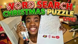 Holiday Game Night! ❄️  Word Search & Unscramble Fun #brainteaser 