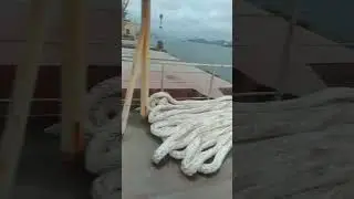 4pcs. Mooring rope broke due to an expected strong current 🙅⛓️⛑️
