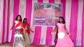 चुनरी चुनरी//school program video// DS LITE LITE स्कूल कुसुमघाटी 