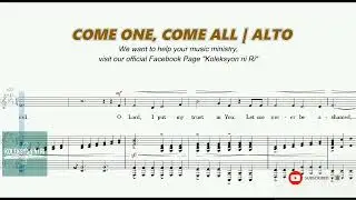 Come One, Come All | Alto | Vocal Guide by Sis. Riza Ovidos