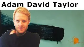 ''Blue Over Blue With Orange Dot'' by Adam David Taylor: | Salon Exit #7
