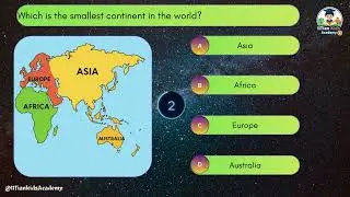 Think You Know the Smallest Continent? 🤔 Think Big : Daily Shorts Day 16 |  #gkquiz #shorts #gk