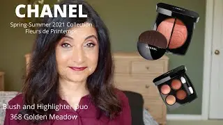 Chanel 368 Golden Meadow Blush Highlighter Duo *Spring-Summer 2021 Collection Les Fleurs de Chanel*