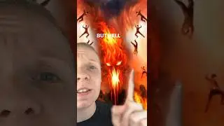 HELL is a REAL place! 😱🔥 #christian #jesus #heaven #hell #salvation #shorts
