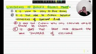Limitations of Bohr's Atomic Model
