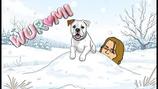 Wurmi tollt im Schnee
