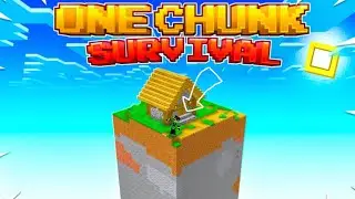 Minecraft But one chunk challenge😯 ||  Minecrft Game Play.