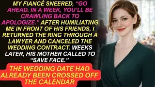 My fianc&eacute; sneered: &ldquo;Leave. You&rsquo;ll crawl back apologizing within a week.&rdquo; After humiliating me.