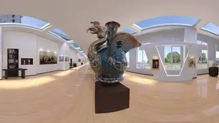 VR Virtual Art Gallery in 3D - 360 degree Interactive version