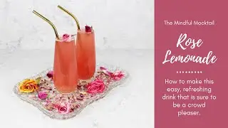 Rose Lemonade Recipe | Mocktail Recipes | Non- Alcoholic Cocktail