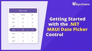 Getting Started with the .NET MAUI Date Picker Control