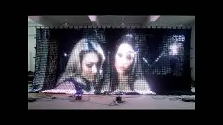 Led Video Curtain Size P5 4MX8M RGB 3IN1