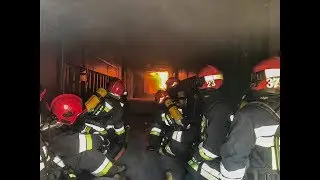 Szkolenie z gaszenia pożarów wewnętrznych - Milicz Wrzesień 2018 - Firefighter Training