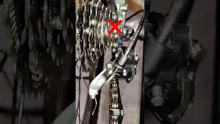 How to adjust a bike gear #mtb