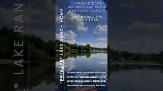 #lakefronthomeforsale #lakehomeforsale #lakehouseforsale #waterfronthome #waterfront #atlantarealtor