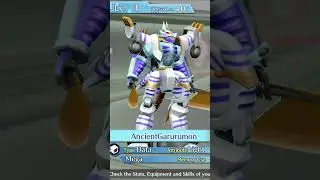 Showcase Digimon and Skill AncientGarurumon - Digimon Story: Cyber Sleuth Mod