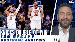 Ian Begley on Knicks double overtime win over Nuggets | SportsNite